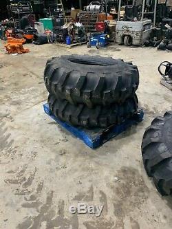 16.9x24 Loader Backhoe Tires Denman Made in USA NEW one pair