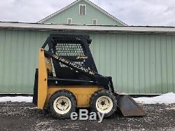 1990 New Holland L250 Skid Steer Loader 18 HP Low Cost Shipping