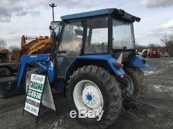 1996 New Holland 3930 4X4 Utility Tractor With Cab & Loader NEEDS WORK