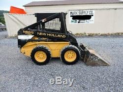 1998 New Holland LX665 Super Boom Rubber Tire Skid Steer Loader 50 HP Turbo
