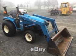 1999 New Holland 1925 4x4 Compact Tractor with Loader NEEDS WORK READ DESCRIPTION
