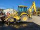 1999 New Holland 555E 4x4 Tractor Loader Backhoe with Cab & Ext-A-Hoe CHEAP