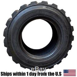 (2) New 12Ply 12x16.5 Skid Steer Tires fits Bob-Cat Tractor Loader Tire