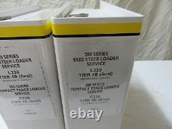 2 Service Manuals New Holland 200 Series Skid Steer L230 C238 Tier 4B #47685160