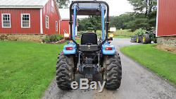 2000 NEW HOLLAND TC29 4X4 COMPACT UTILITY TRACTOR With LOADER 29 HP DIESEL HYDRO