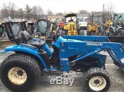 2000 New Holland TC29 4x4 Hydro Compact Tractor with Loader Only 1300 Hours