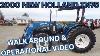 2000 New Holland Tn75 Tractor Walk Around U0026 Operational Video 22 900