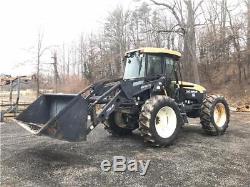 2001 NEW HOLLAND TV140 BIDIRECTIONAL TRACTOR 140HP 4X4 WITH LOADER, Diesel, Cab
