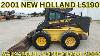 2001 New Holland Ls190 Skid Steer Walk Around U0026 Operational Video 24 900