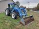 2001 New Holland TN75D Tractor 4x4 Cab Loader