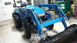 2002 New Holland TC33D tractor NH 7308 Loader 33hp diesel 4x4 HST used compact