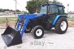 2002 New Holland TL 90 with Loader & Bucket SHIPPING AVAILABLE $1.85 LOADED MI