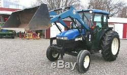 2002 New Holland TN 75D Cab & Loader Tractor-Delivery @ $1.85 per loaded mile