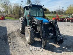 2002 New Holland TN75 4x4 75Hp Utility Tractor with Cab & Loader 3300Hrs