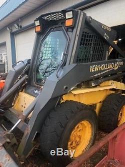 2003 New Holland LS180 Skid Steer Loader with Cab & 2 Speed Coming Soon