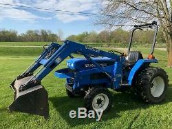 2003 New Holland TC30 loader tractor, 4X4, 30HP