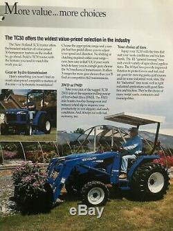 2003 New Holland TC30 loader tractor, 4X4, 30HP