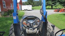 2004 NEW HOLLAND TN65 4X4 UTILITY FARM TRACTOR With LOADER 65HP LEFT HAND REVERSER