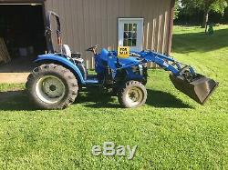 2004 New Holland TC45A Tractor with Front Loader