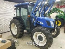 2004 New Holland TN75DA 4WD tractor and loader