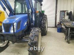 2004 New Holland TN75DA 4WD tractor and loader
