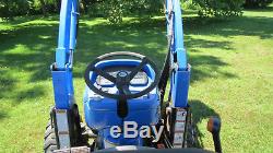 2005 NEW HOLLAND TC35DA 4X4 COMPACT UTILITY TRACTOR With LOADER 35 HP DIESEL HYDRO
