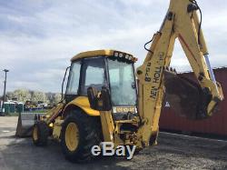 2005 New Holland LB75. B 4x4 Tractor Loader Backhoe with Cab CHEAP