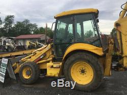 2005 New Holland LB90B 4x4 Tractor Loader Backhoe with Cab & Extend-A-Hoe