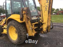 2005 New Holland LB90B 4x4 Tractor Loader Backhoe with Cab & Extend-A-Hoe