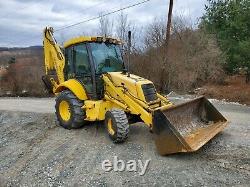 2005 New Holland Lb75b Loader Backhoe Cab 4x4 Extendahoe! We Finance