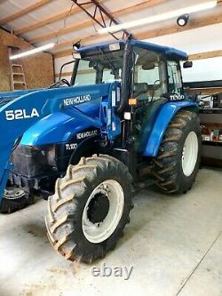 2005 New Holland TL100 Tractor with 52LA front loader 4WD