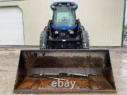 2006 NEW HOLLAND TV145 BI-DIRECTIONAL TRACTOR With LOADER, CAB, 4X4, 2810 HOURS
