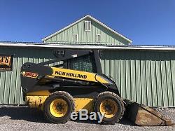 2006 New Holland L180 Skid Steer Loader Heat Only 2767 Hours Cheap Shipping