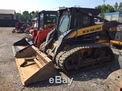 2006 New Holland L185 Compact Track Skid Steer Loader with Cab Only 1100Hrs