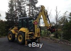 2006 New Holland LB115B-4PS Backhoe Loader with Buckets and Accessories