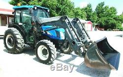 2006 New Holland TN60DA Tractor Cab, 4x4 Loader-FREE 1000 MILE DELIVERY FROM KY