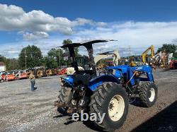 2006 New Holland TN95A 4x4 95Hp Utility Tractor with Loader Only 1500Hrs
