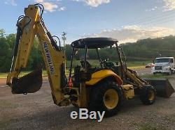 2007 New Holland B95 Backhoe 4x4 Extendahoe Loader