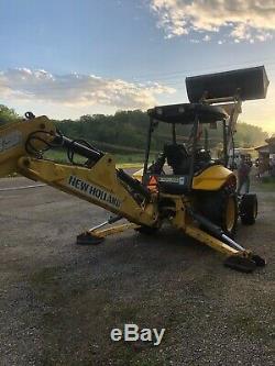 2007 New Holland B95 Backhoe 4x4 Extendahoe Loader