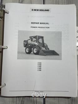 2007 New Holland Full Service Manual PRINT Copy 87630288 C185 C190 L180