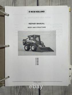 2007 New Holland Full Service Manual PRINT Copy 87630288 C185 C190 L180