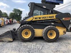 2007 New Holland L185 Skid Steer Loader Enclosed Cab, Heat High Flow. Cheap Ship