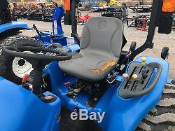 2007 New Holland TC34 Compact Tractor, Hydro, 4WD, 240TL Loader, 480 Hours