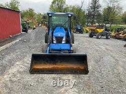 2007 New Holland TC45DA 4x4 Hydro 45Hp Compact Tractor with Cab & Loader