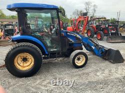 2007 New Holland TC45DA 4x4 Hydro 45Hp Compact Tractor with Cab & Loader