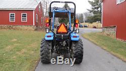2008 NEW HOLLAND T2220 4X4 COMPACT TRACTOR With LOADER HYDRO 34HP DIESEL 185 HOURS