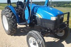 2008 NEW HOLLAND TN60A 60HP Tractor with HD Loader LOW HOURS Will Price Match