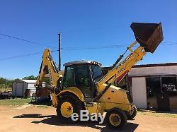 2008 New Holland B95 Tractor Loader Backhoe with AC/Heat and 24 inch bucket 4WD