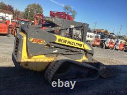 2008 New Holland C190 Compact Track Skid Steer Loader with Cab Clean 1500Hrs