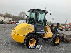 2008 New Holland LW50TC 4x4 Compact Wheel Loader with Cab Coupler Bucket& Forks